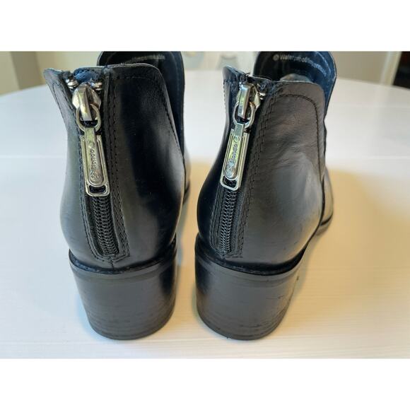 BLONDO Waterproof Leather Ankle Bootie Boots Back Zipper Size 7.5 Pointed Toe - Picture 3 of 15